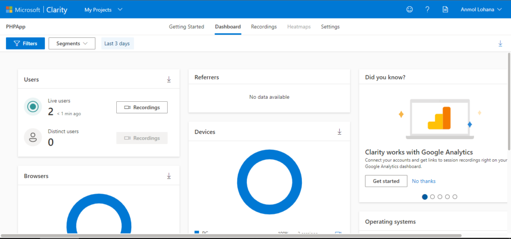 Microsoft Clarity