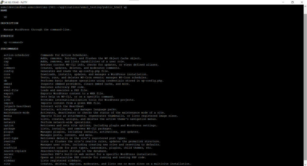 wp-cli