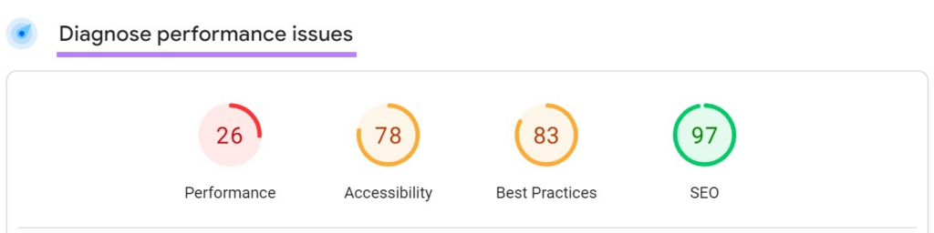 google page speed insights