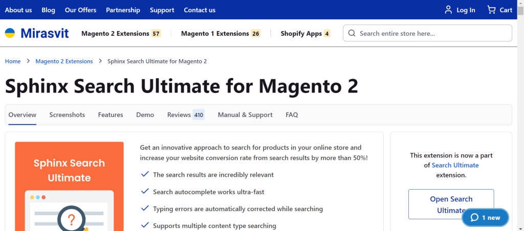 Magento Search Extensions