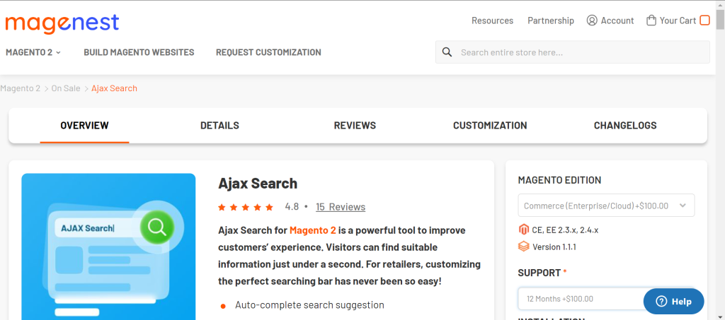Magento Search Extensions